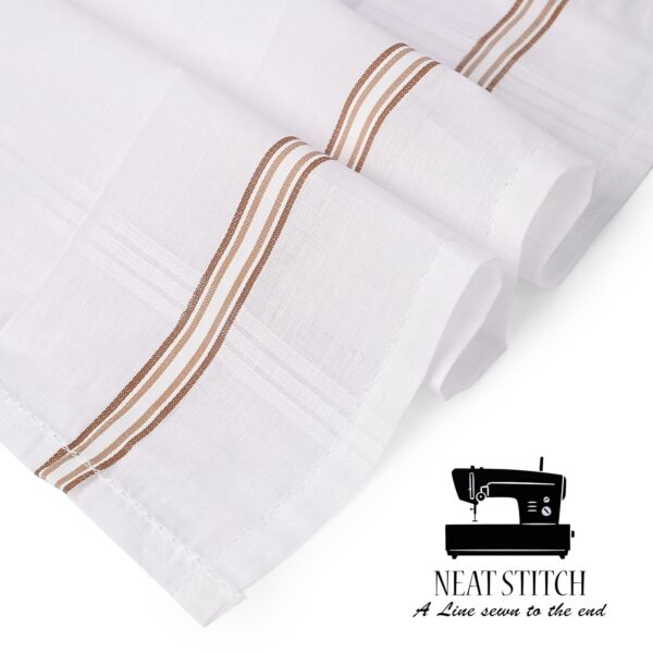 1750942574 SPIN CART Cotton Premium Collection Casual Style Handkerchiefs Hanky For Men Pack Of 12. White Striped Xxl.jpg