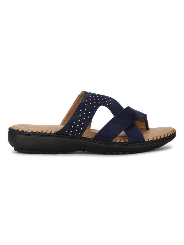 1750950506 Bata Comfit Womens BECCA MULE Slippers 5719734 NAVY 5 UK.jpg
