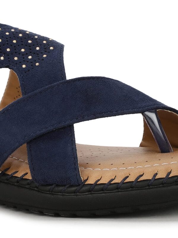 1750950509 Bata Comfit Womens BECCA MULE Slippers 5719734 NAVY 5 UK.jpg