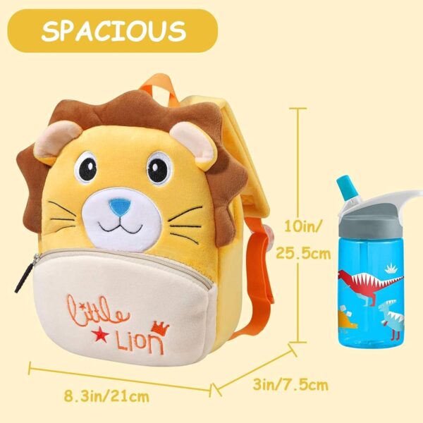 1750950726 Frantic Kids Velvet School Bag Plush Backpack Baby Girl Preschool Bags Ideal for Baby Boy Girl Picnic Bags.jpg