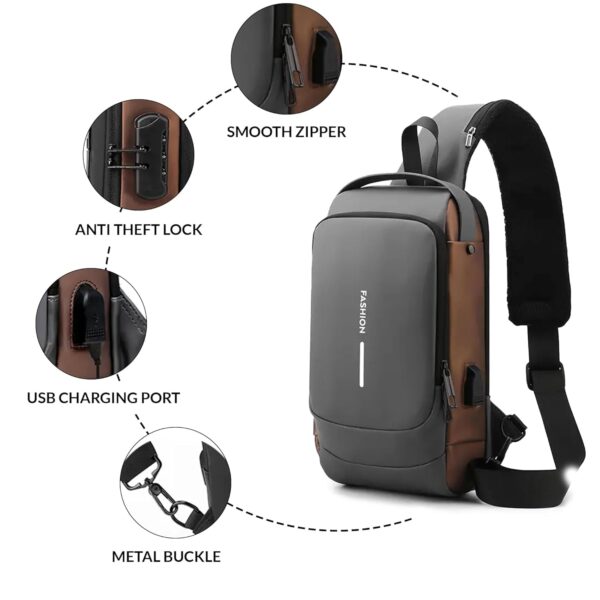 1750952571 TS WITH TECHSUN Waterproof Polyester Slim Unisex Crossbody Sling Bag Chest Backpack Mens Shoulder Bag.jpg