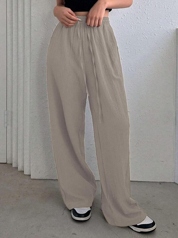 1750955304 GRECIILOOKS Womens Loose High Rise Trouser High Waist Korean Pants Formal Track Pant Cargo Style Baggy.jpg