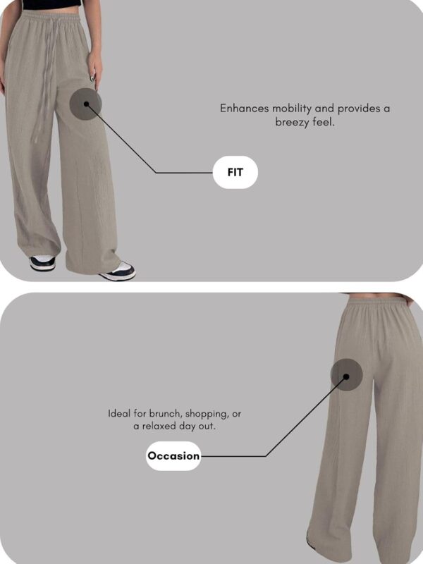 1750955305 GRECIILOOKS Womens Loose High Rise Trouser High Waist Korean Pants Formal Track Pant Cargo Style Baggy.jpg