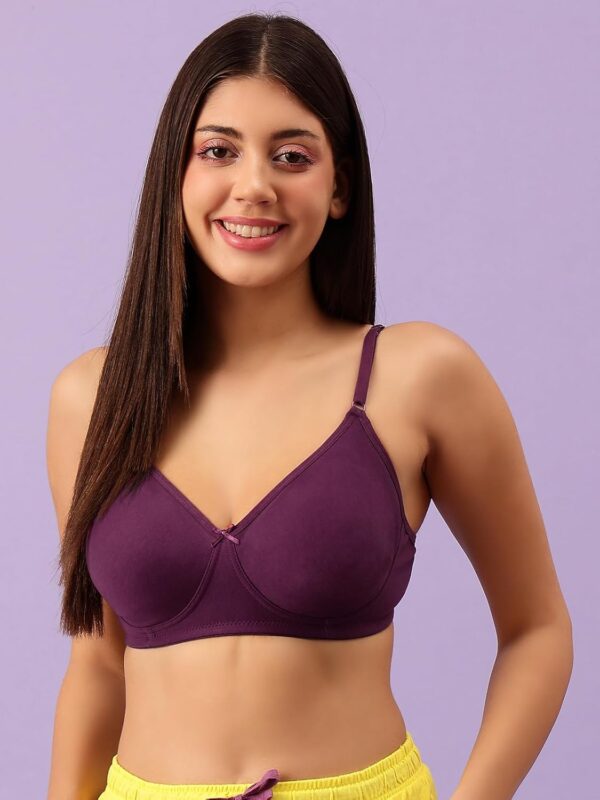 1750975147 Clovia Womens Cotton Non Padded Wire Free Casual T Shirt Bra.jpg