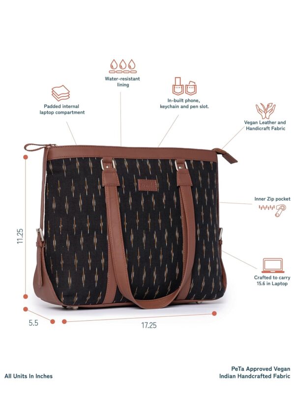 1750975453 ZOUK Office Bag Stylish Bags for Office Use Laptop Bag 15.6 inch Stylish Tote for Office Use Purse for.jpg