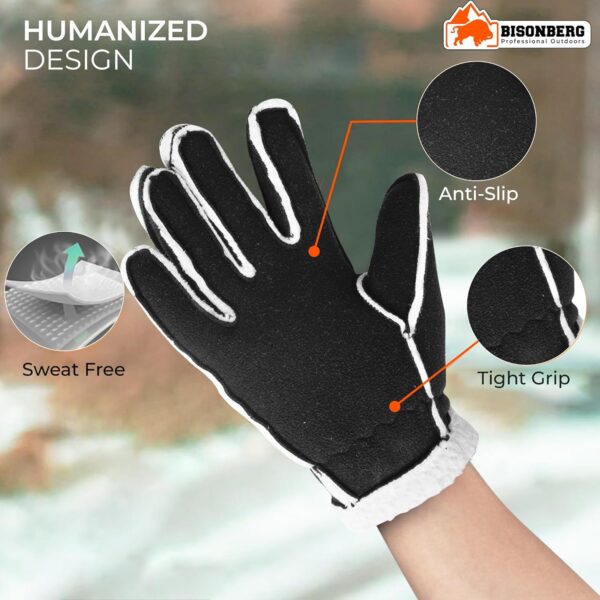 1750976196 BISONBERG Winter Warm Men Women Woolen Knitted Hand Gloves and Winter Wear Set Free Size Protective Warm.jpg