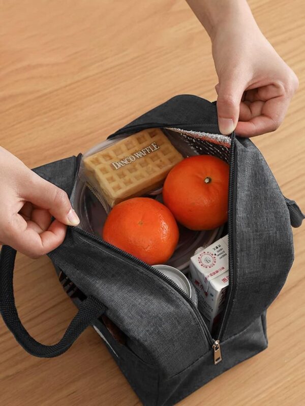 1750980881 SVH Insulated Travel LunchTiffinStorage Bag for Women and Men Office Collage and School Grey Cotton.jpg