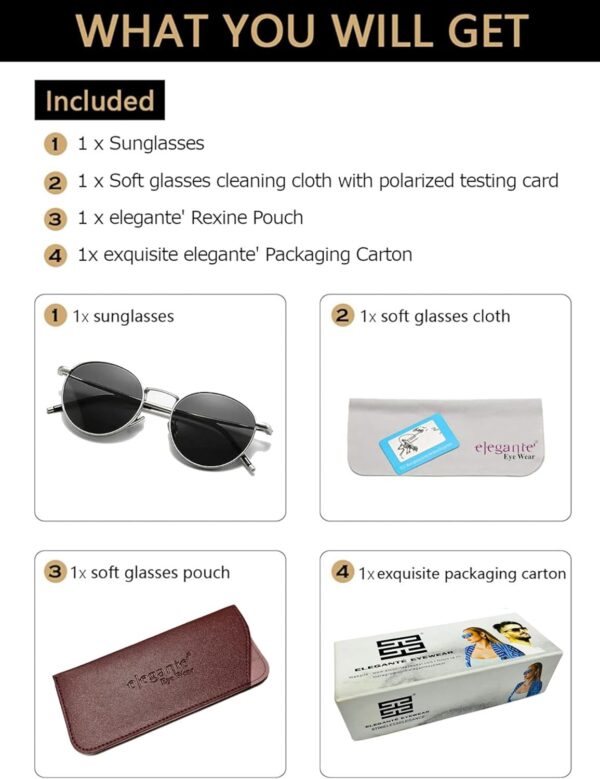 1750981510 ELEGANTE Ponderable UV Protection Coating Round Sunglasses for Men and Women Classic Vintage Metal Sun Glasses.jpg