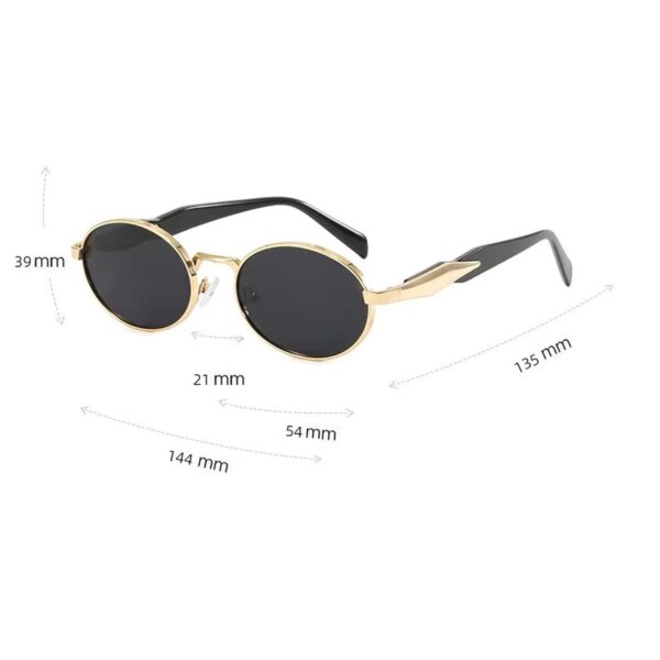 1751086284 Dervin Retro Oval Sunglasses for Men Women Metal Frame UV400 Protection Durable Stylish Trending.jpg