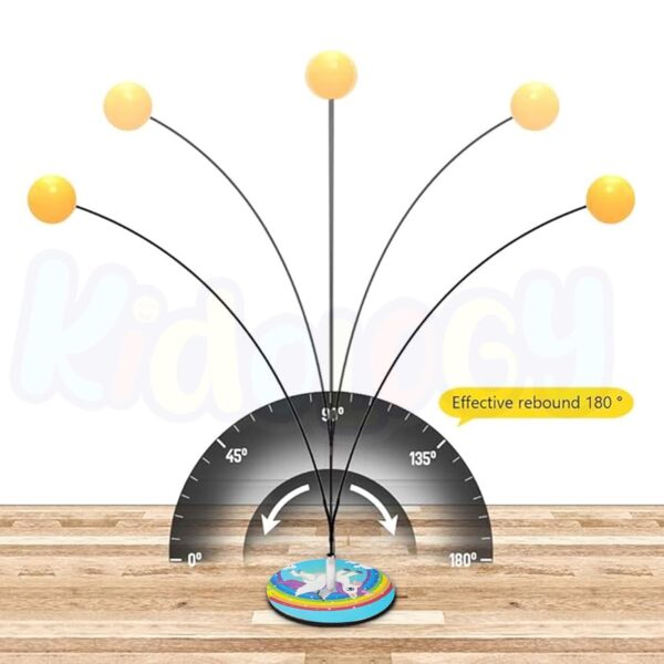 1751086970 Kidology Light Table Tennis Self Training Indoor Gaming 2 Racket 4 Practice Ping Pong Ball Parent Child.jpg