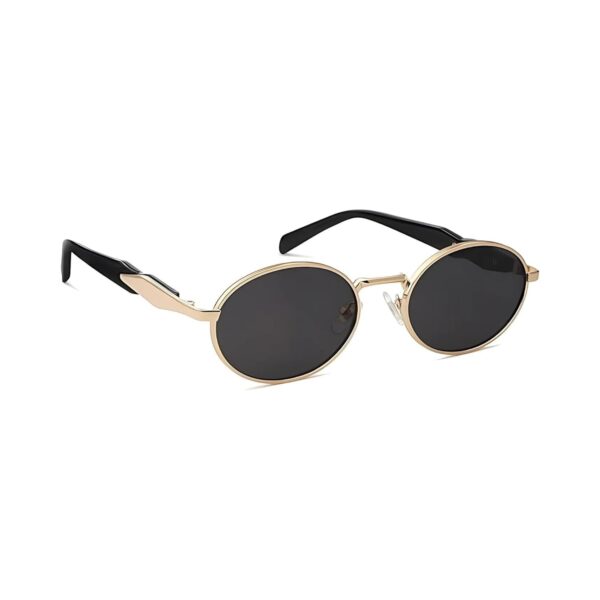 1751087227 4Flaunt essntl Series Retro Oval Ellipse Sunglasses for Men Women UV400 Protection Durable Stylish.jpg