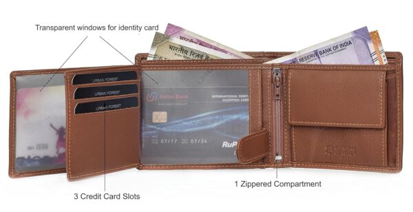 1751095539 Urban Forest Oliver Redwood Light Brown Leather Wallet for Men 6 Card Slot.jpg