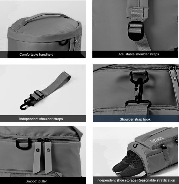 1751096631 Avenux 28 Litrespolyester Gym Duffel Shoulder Bag For Women Men For Sports Waterproof Dufflebag With Shoe And.jpg