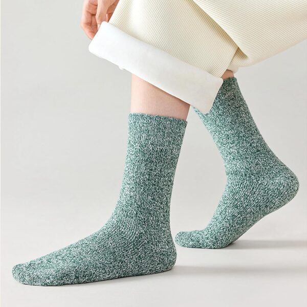 1751100069 TecoKart® Woolen Socks for Women Soft Warm and Stretchy Winter Knitted Socks Durable Elastic Fit 3 Pairs.jpg