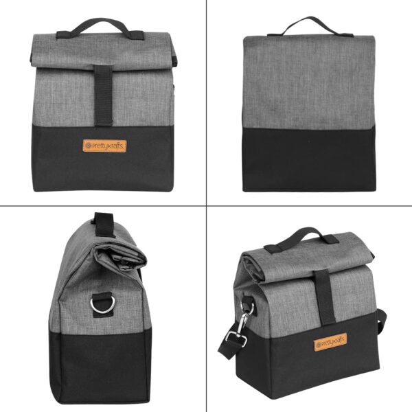 1751102160 PrettyKrafts Spacious Insulated Lunch Bag – Eco Friendly Reusable Spill Proof Durable Tiffin Organizer for.jpg