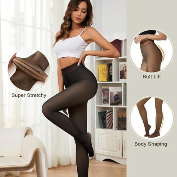 1751102885 DIVING DEEP Womens Fleece Lined Thermal Tights High Waist Winter Leggings Thick Tights Women Slim Fit.jpg