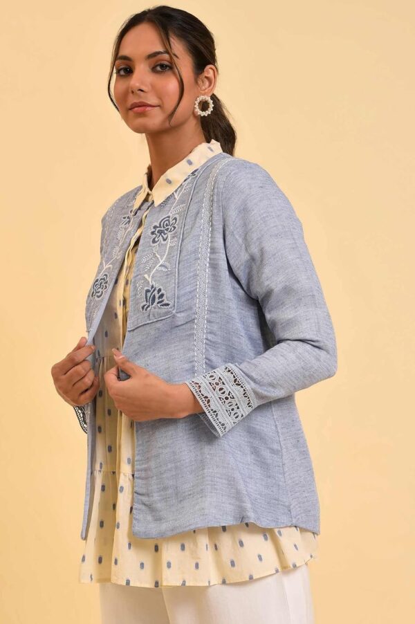 1751135330 W for Woman Cotton Blend Womens Standard Length Jacket.jpg