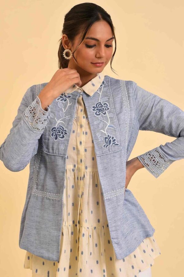1751135332 W for Woman Cotton Blend Womens Standard Length Jacket.jpg