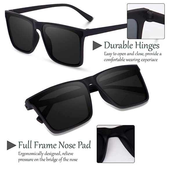 1751141163 ARZONAI Full Rim Fashionable for Men And Women 100 UV Protected Men Women Square Sunglasses Size.jpg