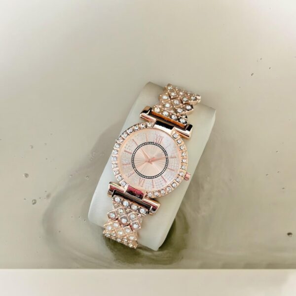 1751155684 STYLEDOSE Luxury Dial with Roman Marker in Diamond Studded Round case with brecelet Strap Stylish Quartz.jpg