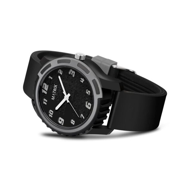 1751157776 Matrix Sportz Analog Black Dial Silicone Strap Wrist Watch for Men Boys.jpg