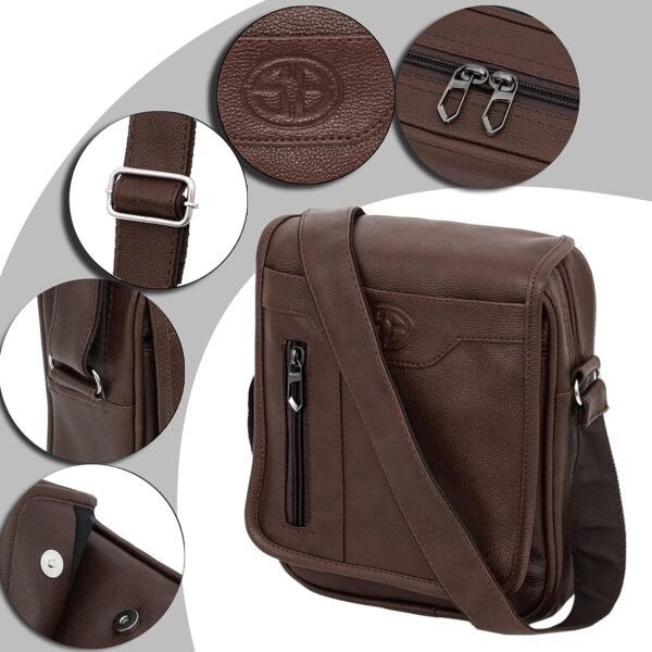 1751169063 Storite 10 Inch Stylish Small PU Leather Sling Cross Body Travel Office Business Messenger One Side Shoulder.jpg