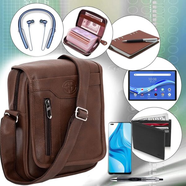 1751169064 Storite 10 Inch Stylish Small PU Leather Sling Cross Body Travel Office Business Messenger One Side Shoulder.jpg