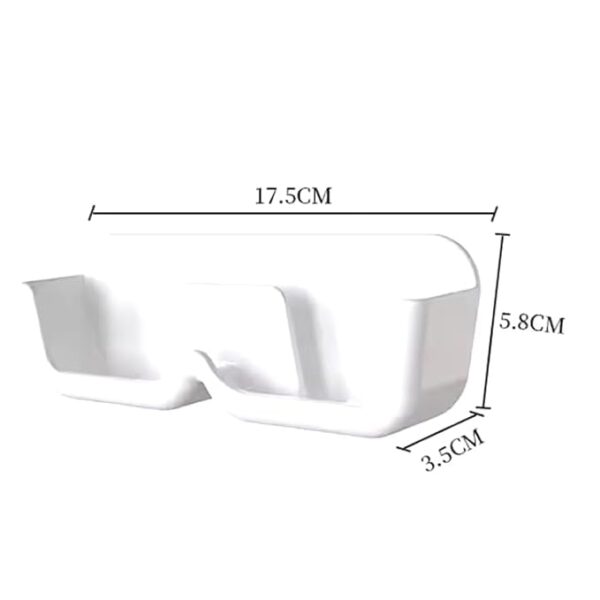 1751171524 SR 2 Piece Wall Mounted Specs HolderSunglasses Display Case with Adhesive No Drill Installation Durable.jpg