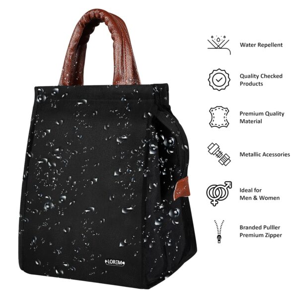 1751177862 LOREM Black Color Insulated Travel LunchTiffinStorage Bag Leakproof HotCold for Girls Boys Men Women.jpg