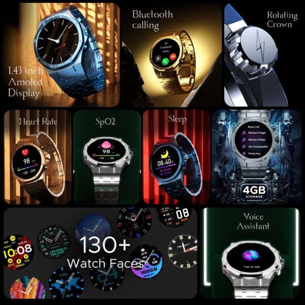1751180096 Fire Boltt Royale Luxury Stainless Steel Smart Watch 36.32mm 1.43 inch AMOLED Display Always On 750 NITS.jpg