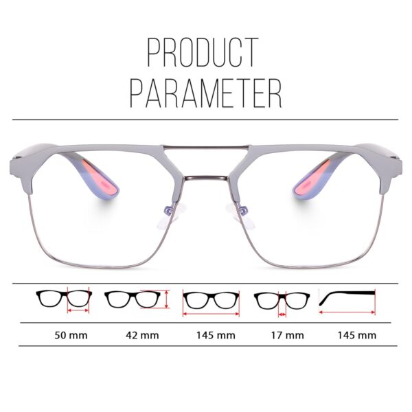 1751189630 Poshh Eyewear Unisex Hexagonal UV Protected Zero Power Blue Cut Light Blocking Eyeglass FrameSunglasses And.jpg