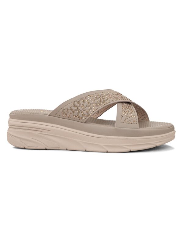 1751195217 XE Looks Comfortable Womens Doctor Slippers – Orthopedic Sandals with Embellished Cross Straps and Cushioned.jpg
