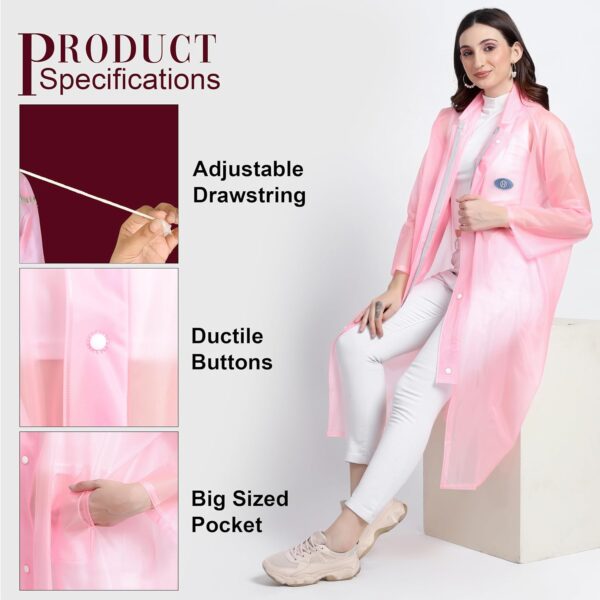 1751203062 HACER Victoria Raincoat Waterproof Full Length Rainwear with Hood and Pockets for Women Ladies Carry Bag.jpg
