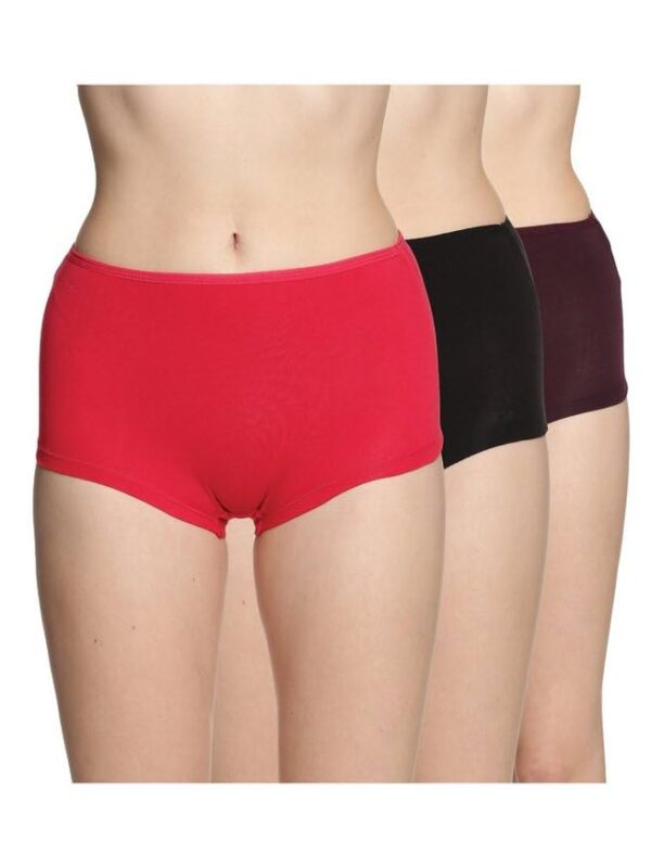 Lux Amore Women's High Coverage Super Combed Cotton Elastane Stretch