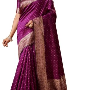 Sugathari Women's Banarasi Saree Pure Kanjivaram Silk Saree Soft new
