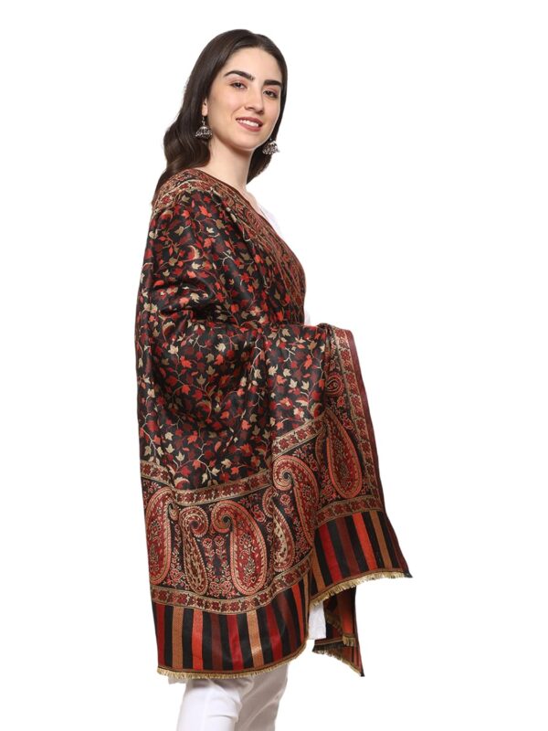 1751265947 Weavers Villa Womens Kashmiri Woven Acro Wool Paisley Kani Ladies Shawl 100cm x 200cm.jpg