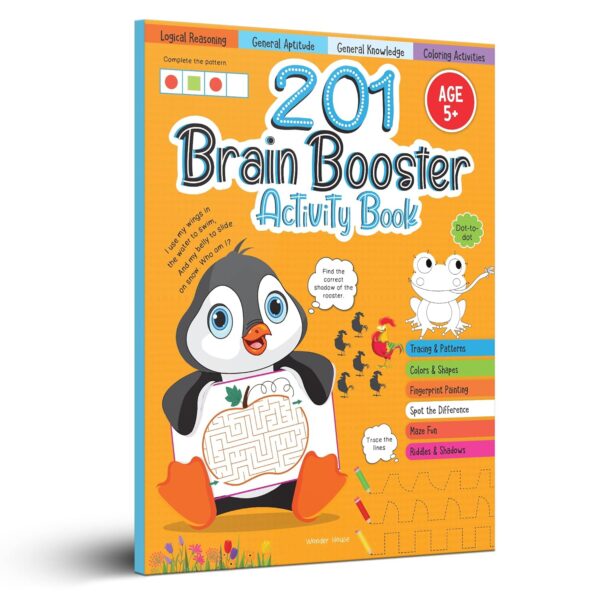 201 Brain Booster Activity Book   Fun Activities and Exercises