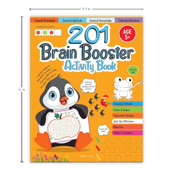 201 Brain Booster Activity Book Fun Activities and Exercises For Children Tracing Pattern Colors.jpg