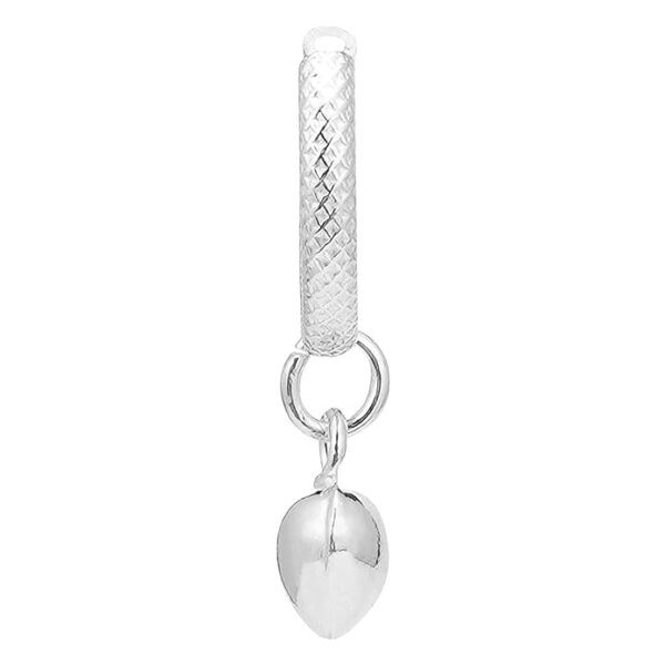 DHRUVS COLLECTION 925 Pure Silver Earrings, Bali With Heart Charms for Girls & Women - Image 4