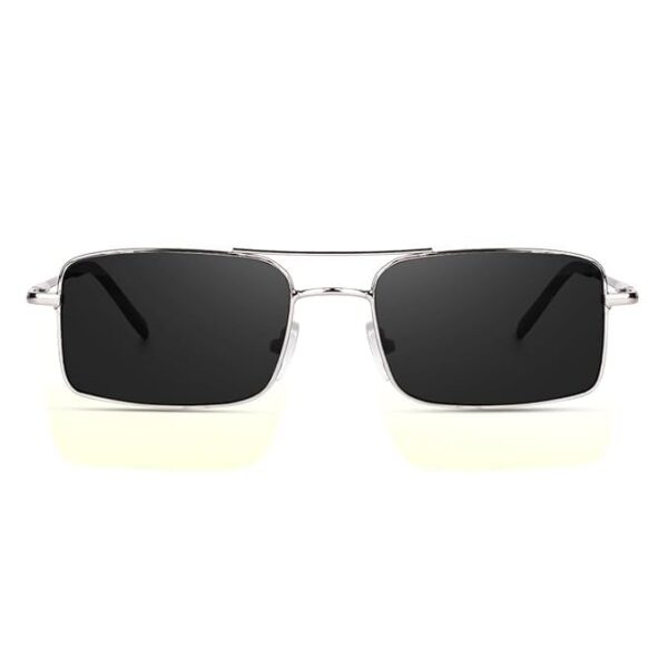 Karan Aujla Men Metal Hinges Heavy UV Protected Retro Metal Frame 100% UV Protection - Image 3