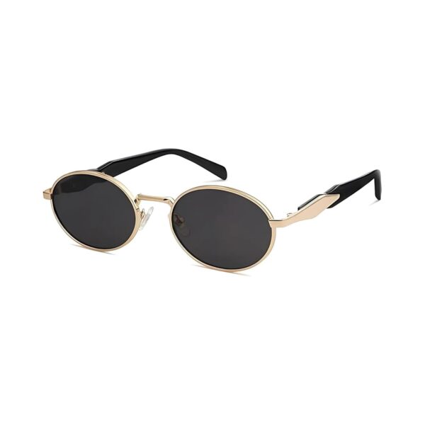 4Flaunt essntl Series Retro Oval Ellipse Sunglasses for Men &