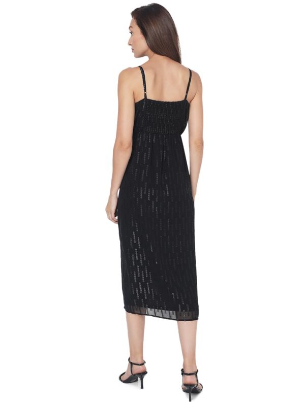 VERO MODA Embellished Shoulder Straps Sleeveless Sheath Dress - Image 5