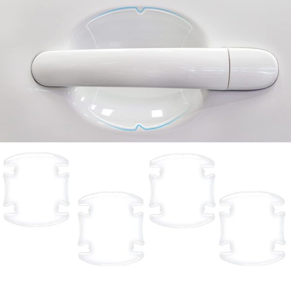 DETACHI Car Door Handle Protector Transparent Sticker and car Handle Scratch Protector car Door - Image 2