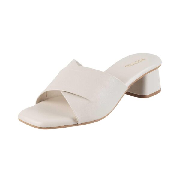 Metro Women's Faux Leather Formal Block Heel Fashion Sandals - Image 2