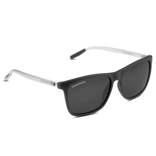 Eyewearlabs OKNO | Polarized Full Rim Rectangular Branded Stylish Sunglasses For Men & Women | 100% - Image 2