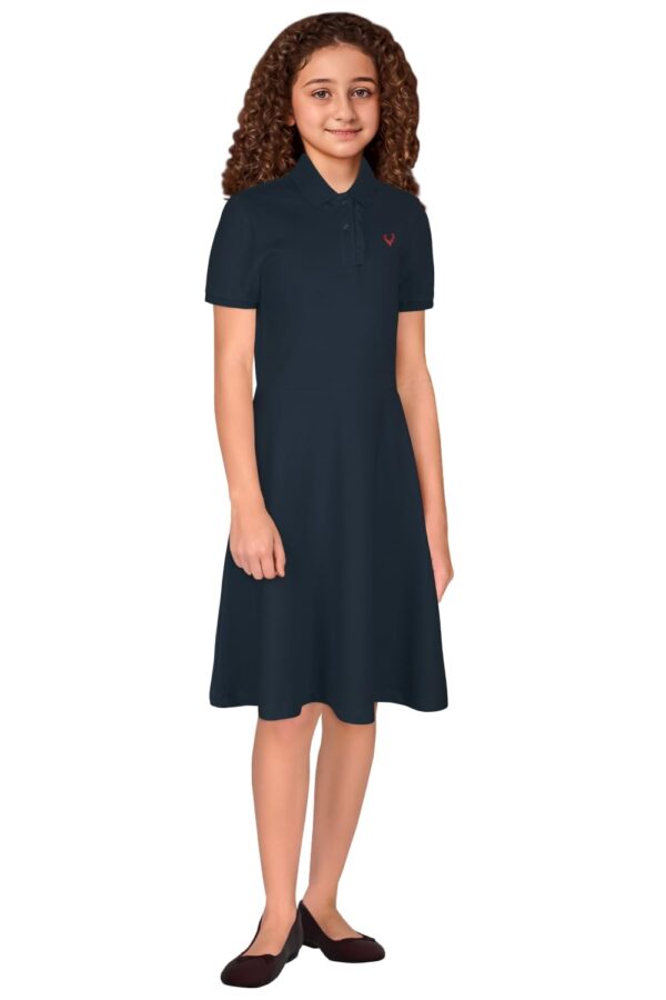 Allen Solly Girl's Fit and Flare Standard Length Dress - Image 4