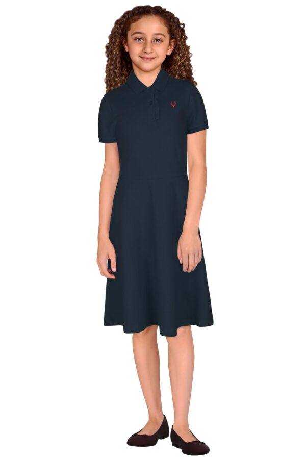 Allen Solly Girl's Fit and Flare Standard Length Dress - Image 2