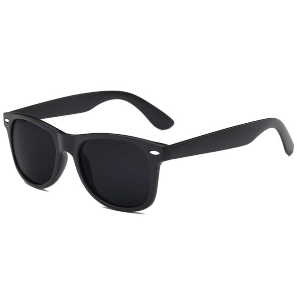 ARZONAI Classic Black Square UV Protected Stylish Unisex Sunglasses (Standard) - Image 2
