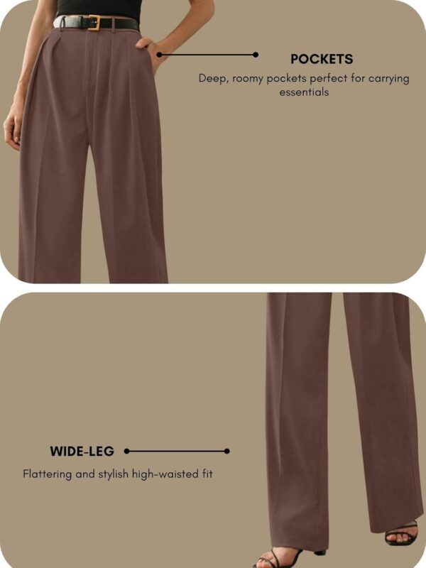GRECIILOOKS Trousers for Women HIGH Waist | Trousers for Woman | Women Trousers | Women Trousers - Image 6