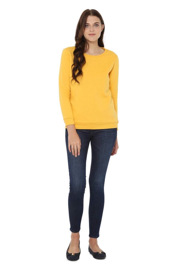 Allen Solly Women's Synthetic Round Neck Sweatshirt - Image 6